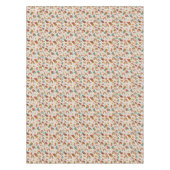 Retro Boho Rainbow Sun Geometric Illustration Tischdecke (Vorderseite)