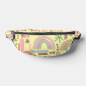 Retro-Boho-Regenbogen-Bauchtasche Bauchtasche (Ablage )