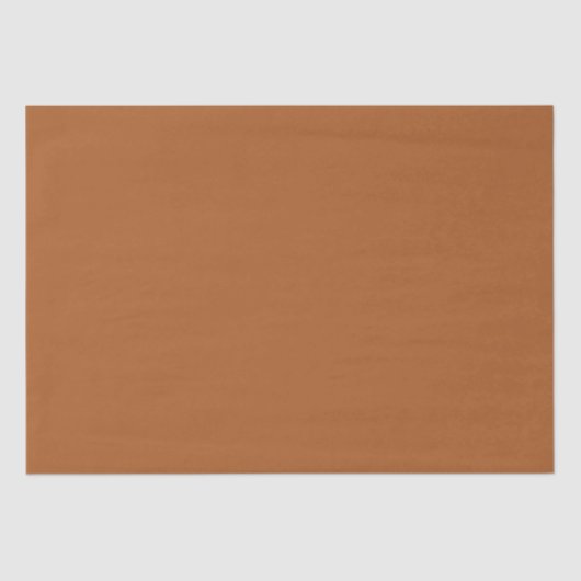 Retro Boho Rust Brown Seidenpapier (Vorderseite)