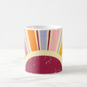 Retro Boho Sonne Kaffeetasse (Mittel)