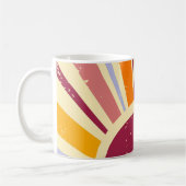 Retro Boho Sonne Kaffeetasse (Links)
