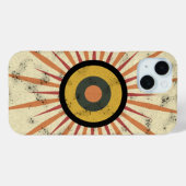 Retro-Boho-Sonnenstrahl-Design Case-Mate iPhone Hülle (Rückseite (Horizontal))