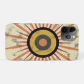 Retro-Boho-Sonnenstrahl-Design Case-Mate iPhone Hülle (Rückseite (Horizontal))