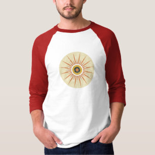 Retro-Boho-Sonnenstrahl-Design T-Shirt