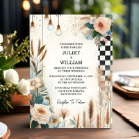 Retro Boho Studio Creative Illustriert Wedding