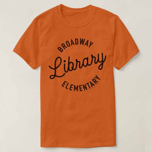 Retro Boho Style Broadway Librarian Funny Reading T-Shirt (Design vorne)