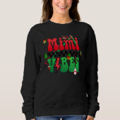 Retro Boho Style Mimi Vibes Christmas Sweatshirt (Vorderseite)