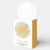 Retro Boho Sun kommt die Sonne Geschenkschachtel (Geöffnet)