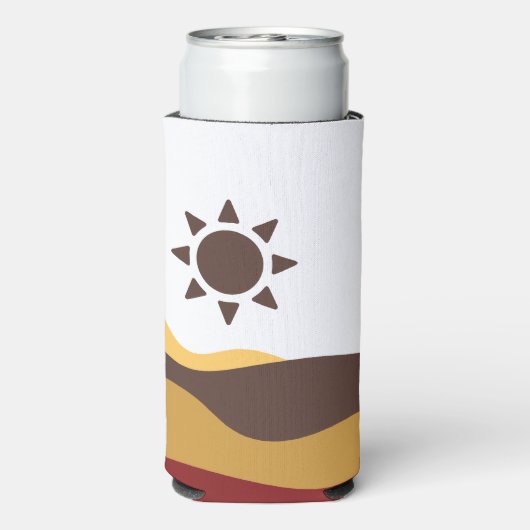 Retro Boho Sun Selters Dosenkühler (Seltzer Rückseite)