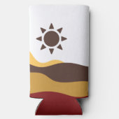 Retro Boho Sun Selters Dosenkühler (Rückseite)