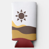 Retro Boho Sun Selters Dosenkühler (Vorderseite)