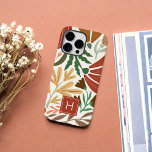 Retro Boho Terracota Floral Einfaches Chic Monogra Case-Mate iPhone Hülle<br><div class="desc">Retro Boho Terracota Floral Simple Chic Monogram iPhone 15 Pro Max Fall. Perfekt als maßgeschneidertes Geschenk an ein Mädchen,  eine Tochter,  einen Freund oder einen Offizier.</div>