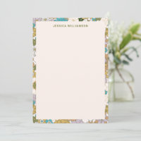 Retro Boho Türkis Braun Floral Süße Babyparty