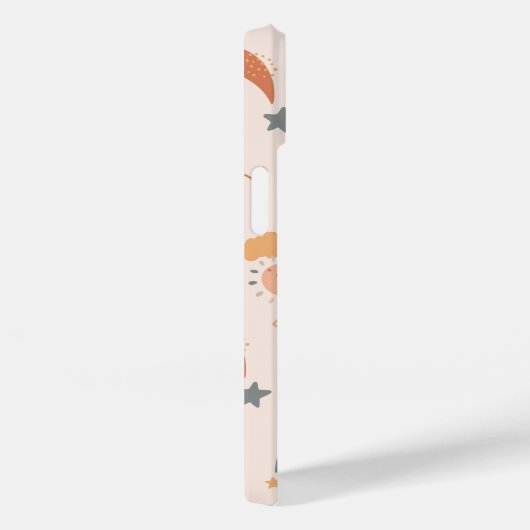 Retro Boho Wasserfarbe Regenbogenneutral Case-Mate iPhone Hülle (Rückseite / Rechts)