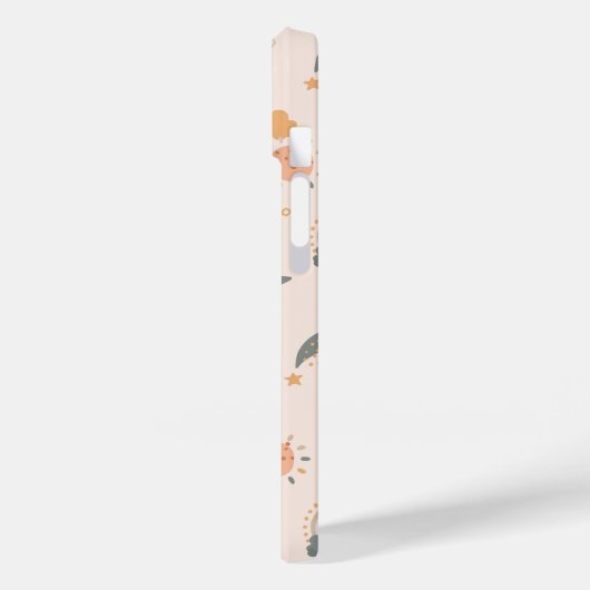 Retro Boho Wasserfarbe Regenbogenneutral Case-Mate iPhone Hülle (Rückseite / Links)