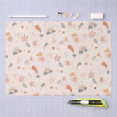 Retro Boho Wasserfarbe Regenbogenneutral Seidenpapier (Handwerk)