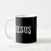 Retro Boho Wildblume Jesus Gott Glaube Religiös Ch Kaffeetasse (Links)