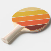 Retro Bold gestreift Tischtennis Schläger (Vorderseite)