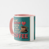 Retro Bold Tasse "I want I Had Jones" (Vorderseite Links)