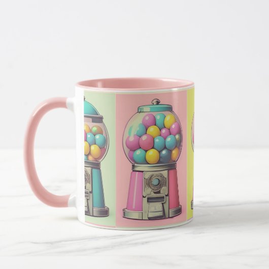 Retro-Bonbonspender Tasse (Links)