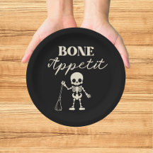 Retro Bone Appetit Spooky Halloween