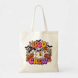Retro Boo Crew Kinder Halloween Süßigkeiten oder S Tragetasche