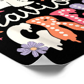 Retro Boo-havior Crew Verhaltensanalyst Halloween Poster (Ecke)