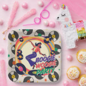 Retro Boogie Woogie Party Papierplatte Pappteller (Party)