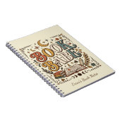 Retro Book Babe Mystical Celestial Witchy Bookish Notizblock (Rechte Seite)