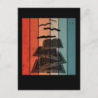 Retro Book Birds Library Bookworm