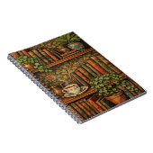 Retro book lover art notizblock (Rechte Seite)