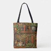 Retro book lover art tasche (Rückseite)