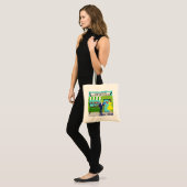 Retro Book Lovers Tote Bag Tragetasche (Vorderseite (Model))