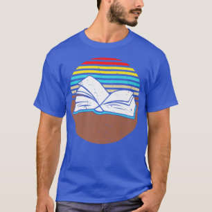 Retro Bookish Vintag Avid Book Likers Graphic T-Sh T-Shirt