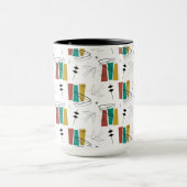 Retro Boom Wedge Tasse (Zentrum)
