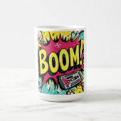 Retro Boombox Blast Kaffeetasse (Mittel)