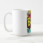 Retro Boombox Blast Kaffeetasse (Links)