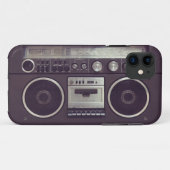 Retro Boombox Kassettenrekorder Lustige iPhone5 Hü Case-Mate iPhone Hülle (Rückseite (Horizontal))