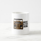 Retro Boombox Mug Kaffeetasse (Mittel)