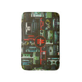 Retro-Boomboxen Badematte (Vorderseite Vertikal)