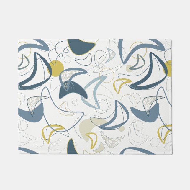 Retro Boomerang! Fußmatte (Vorderseite)