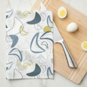 Retro Boomerang! Geschirrtuch (Viertel Falte)