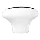 Retro Boomerang Keramikknauf (Seitenansicht)