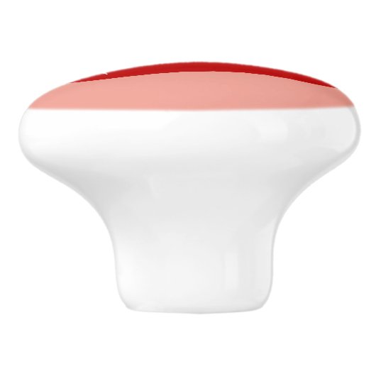 Retro Boomerang Keramikknauf (Seitenansicht)