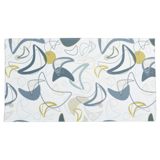 Retro Boomerang! Kissenbezug (Vorderseite-Rechts)