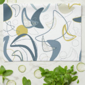 Retro Boomerang! Küchentuch (Gefaltet)