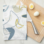 Retro Boomerang! Küchentuch (Viertel Falte)