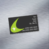 Retro Boomerang Magnetische Visitenkarte (Beispiel)