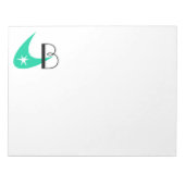 Retro Boomerang Notizblock (Vorderseite)