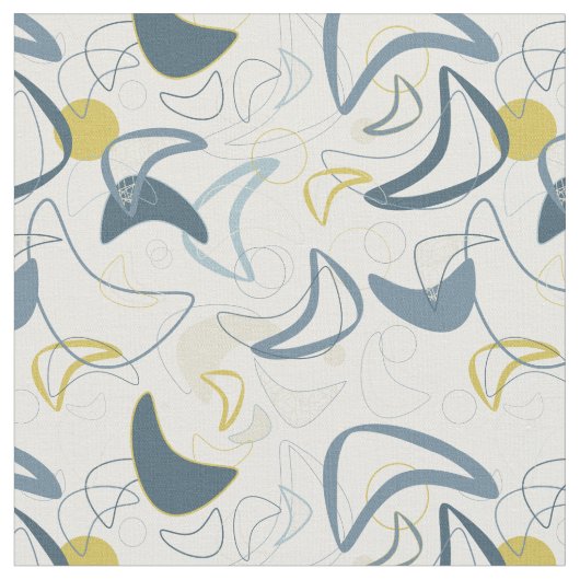 Retro Boomerang! Stoff (Nahaufnahme)